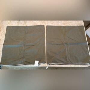 Pottery Barn canvas pillow covers